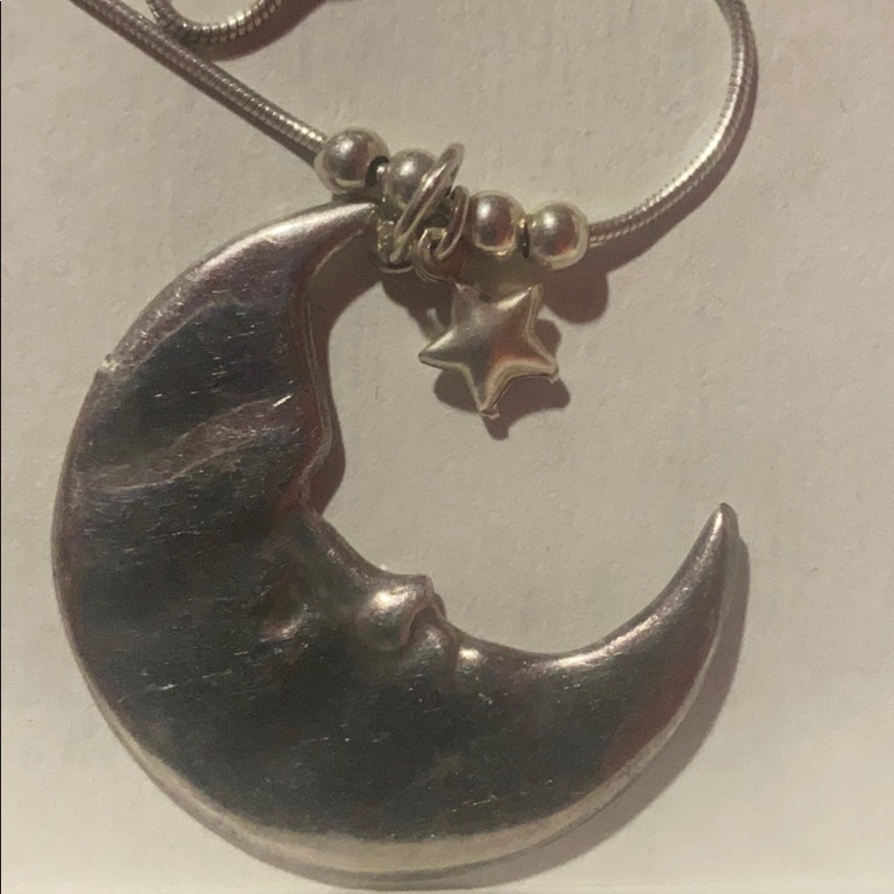 Moon🌕Stars+beads 925 18”chain+925⭐️ earrings+Jessica Simpson Fancy 4ever💦 3.4oz - Picture 4 of 13